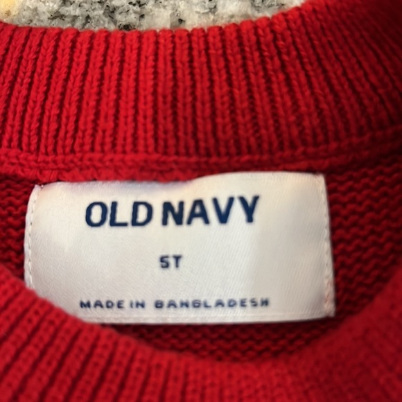 Old Navy Toddler girl polar winter bear sweater super cute! Sz 5t - Picture 3 of 5